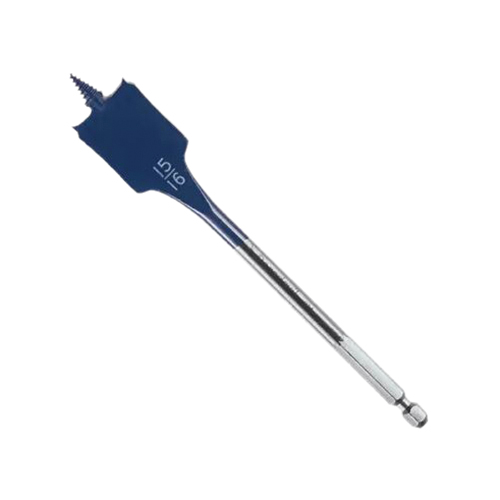Daredevil DSB1012 Spade Drill Bit, 15/16 in Dia, 6 in OAL, 1/4 in Dia Shank, Hex Shank