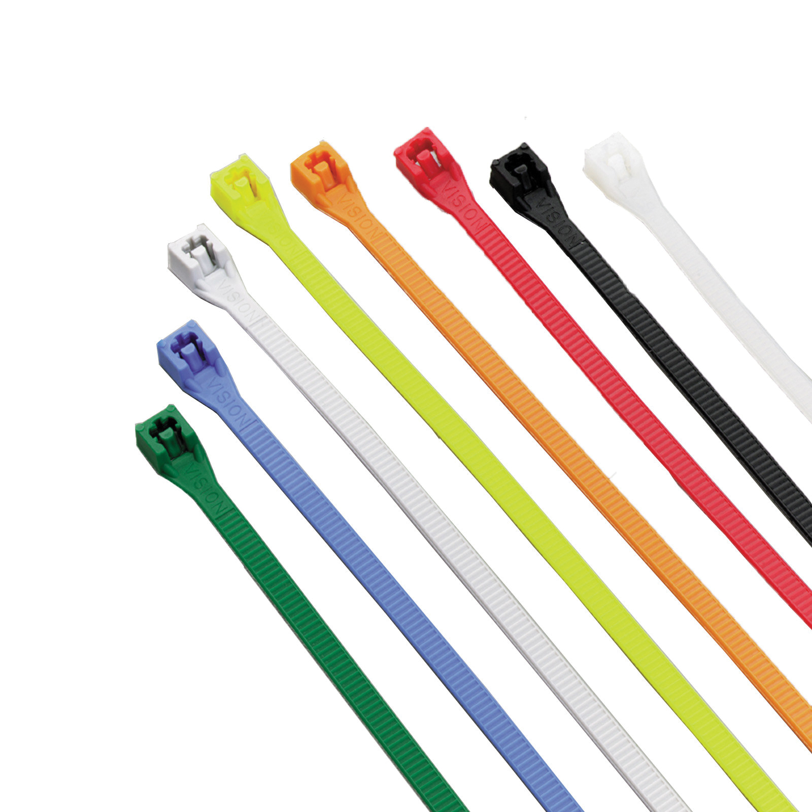 73240 Cable Tie, 13/16 in Max Bundle Dia, 6/6 Nylon, Assorted