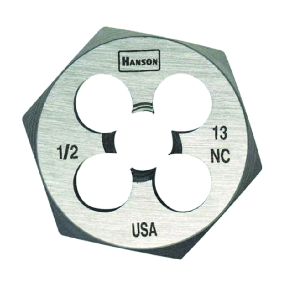 9444 Machine Screw Die, 1/2-13 Thread, UNC Thread, Right Hand Thread, HCS