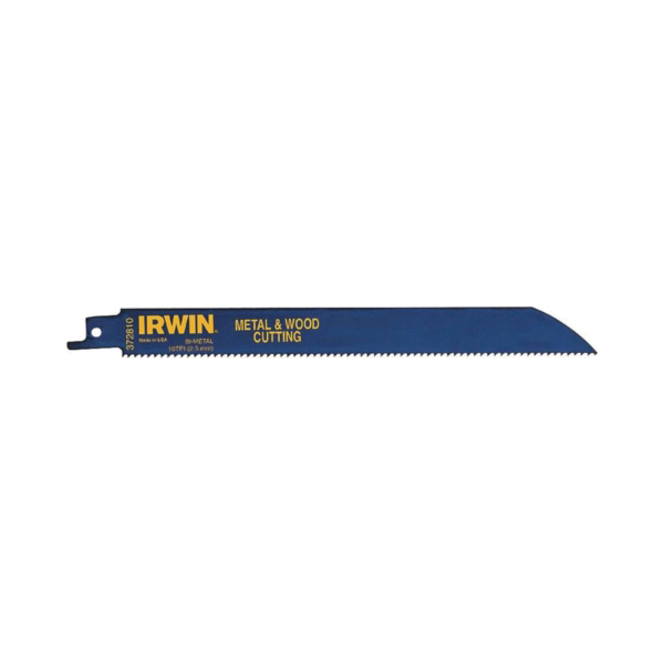 372810 Reciprocating Saw Blade, 2 in W, 8 in L, 10 TPI, Bi-Metal Cutting Edge