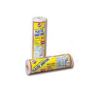 4CH10 Poly Film, 25 ft L, 10 ft W, Clear