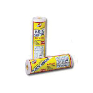 4CH20 Poly Film, 25 ft L, 20 ft W, Clear