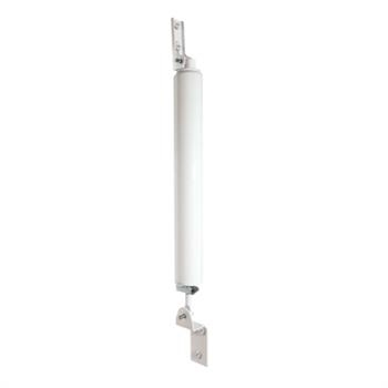Prime-Line K 5158 Pneumatic Door Closer, White, 9 in L, Aluminum, Includes: Hardware Bracket, Fastener