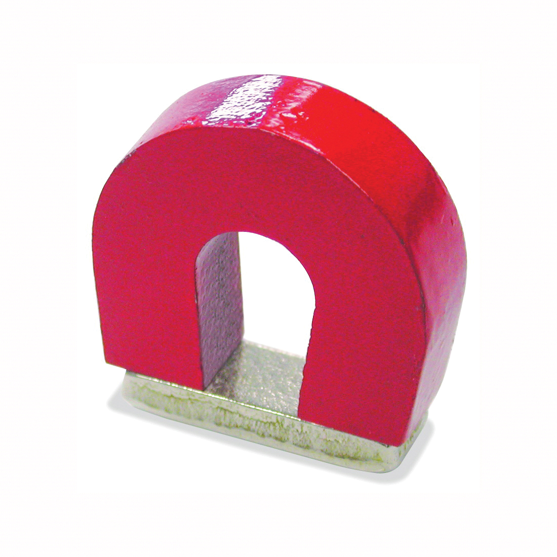 07279 Horseshoe Magnet, 1 in L, 1.126 in W, Red