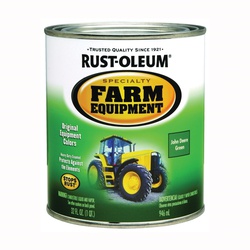 Stops Rust 7435502 Farm Equipment Paint, Gloss, Green, 1 qt, Can, 520 sq-ft/gal Coverage Area