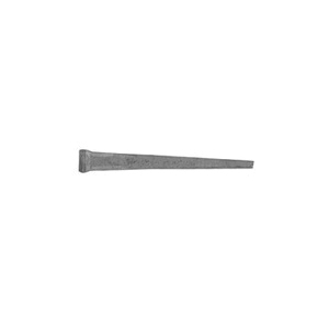 0093172 Square Cut Nail, Concrete Cut Nails, 10D, 3 in L, Steel, Brite, Rectangular Head, Tapered Shank, 50 lb