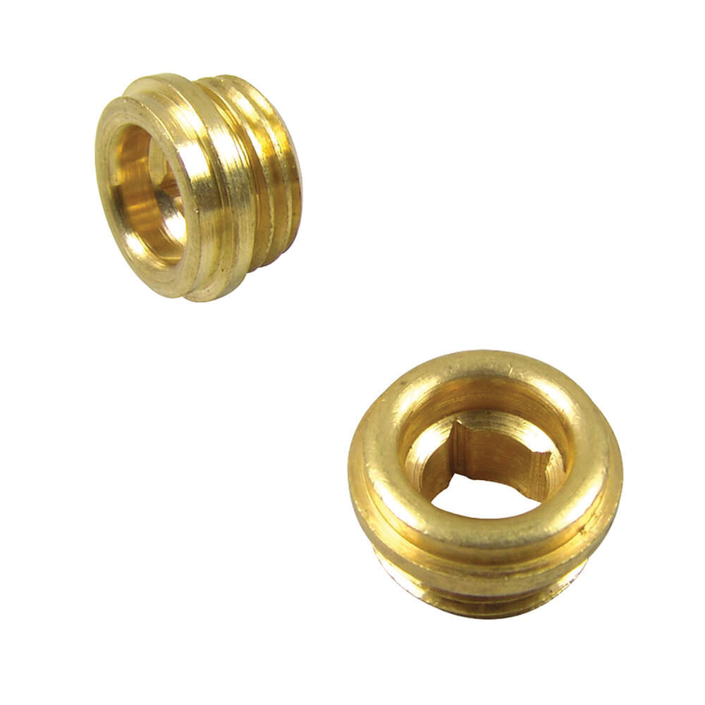 30112E Faucet Seat, #113 Connection, Bib, Brass, For: Sayco Faucets