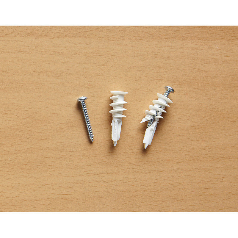 25310 Wall Anchor, 1-5/8 in L, Fiber Reinforced Nylon/Plastic, 75 lb