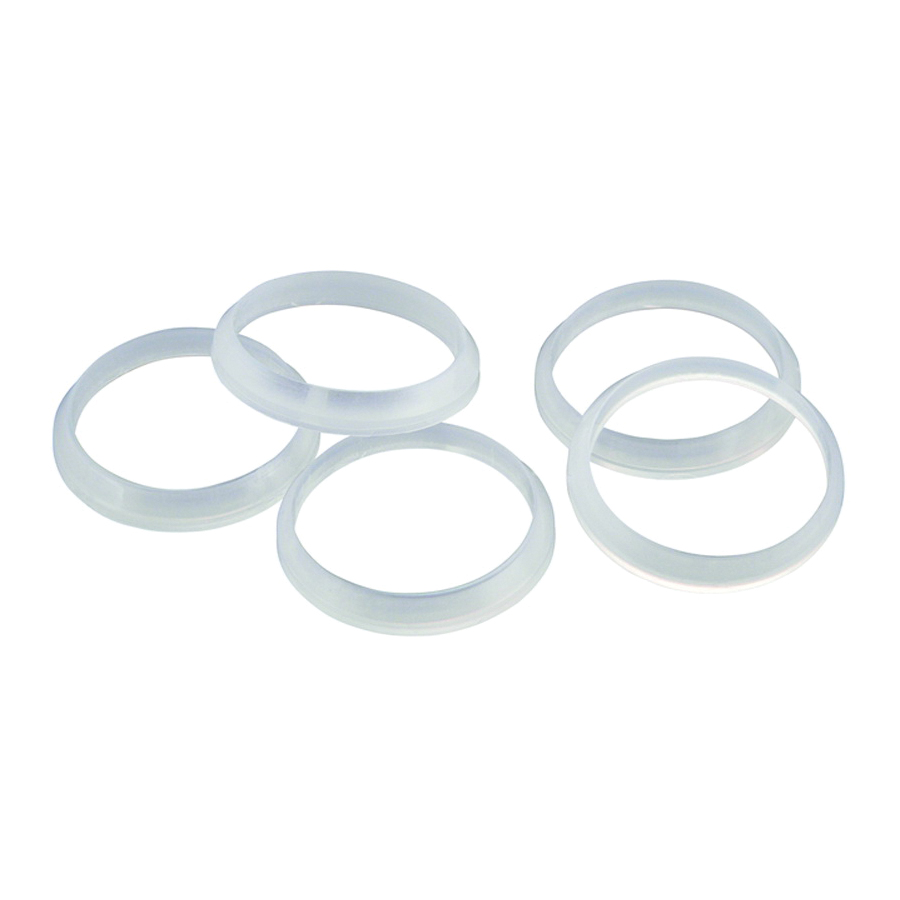 PP20965-20 Faucet Washer, 1-1/2 x 1-1/4 in, 3-1/4 in Dia, Polyethylene, For: Plastic Drainage Systems