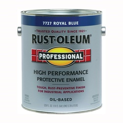 Professional 7727402 Enamel Paint, Gloss Sheen, Royal Blue, 1 gal, Can, 230 to 390 sq-ft/gal Coverage Area