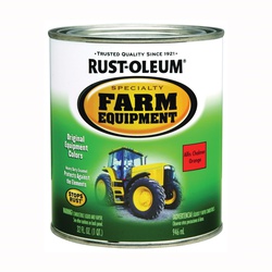 Stops Rust 7458502 Farm Equipment Paint, Allis Chalmers Orange, 1 qt, Can, 520 sq-ft/gal Coverage Area
