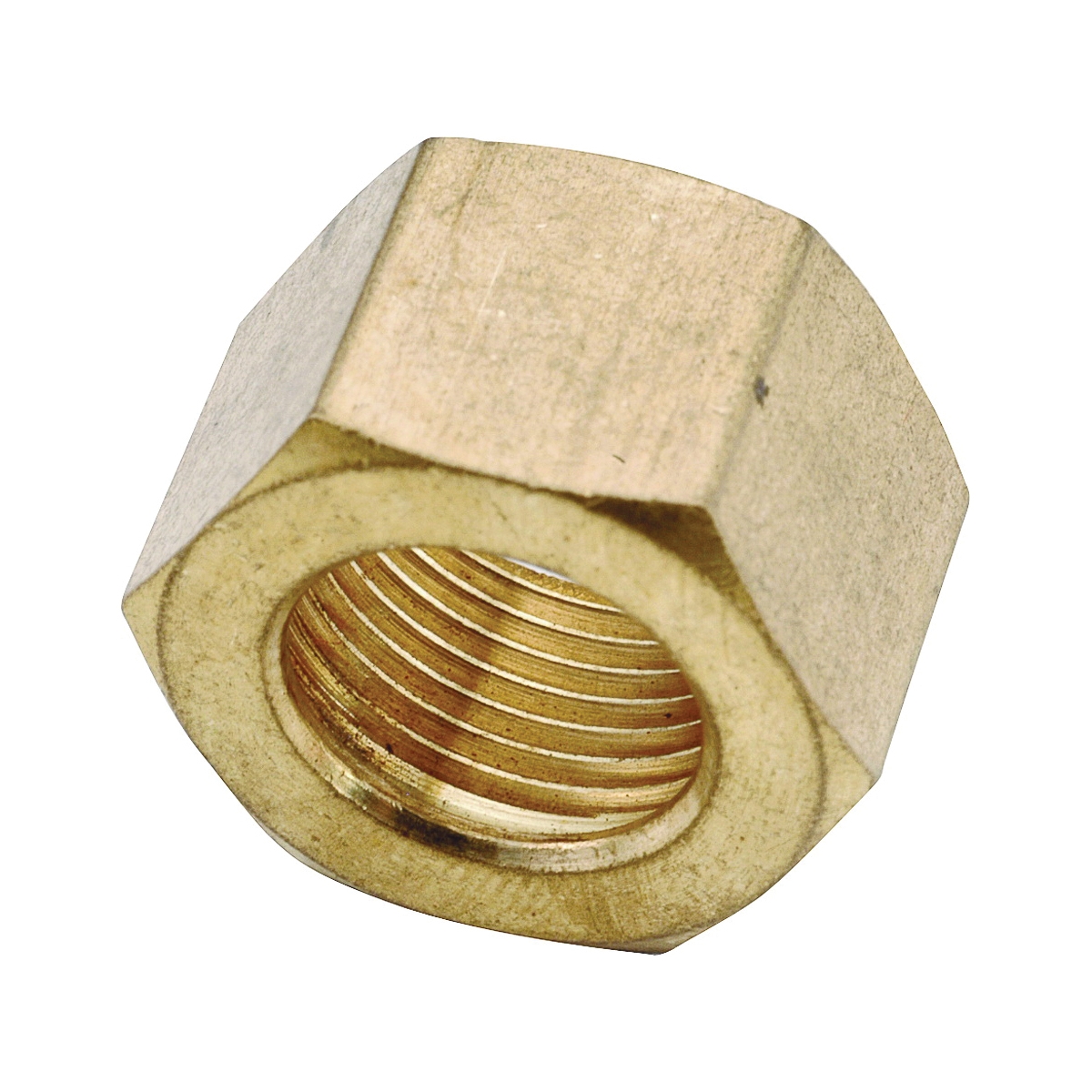 730061-10 Nut, 5/8 in, Compression, Brass