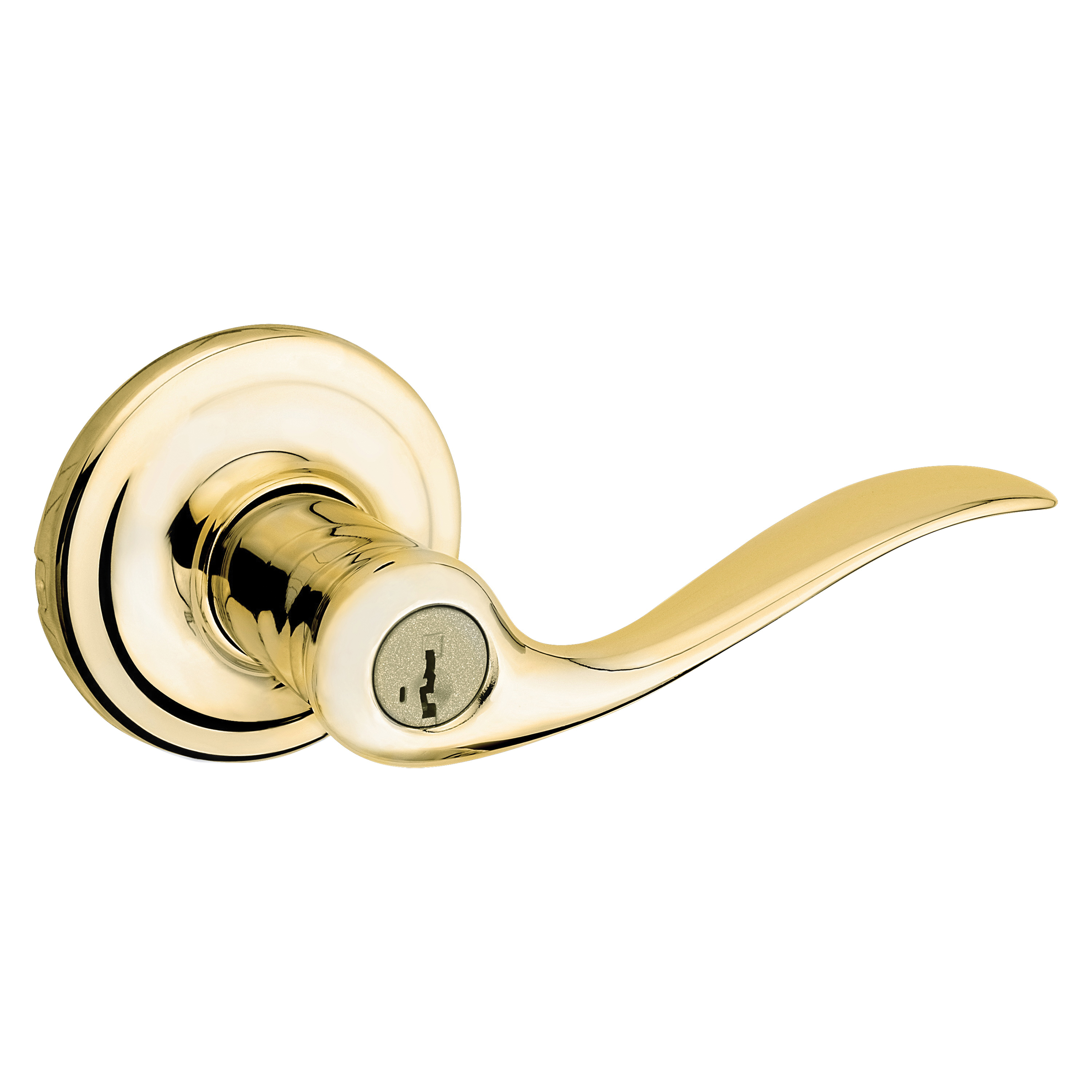 Kwikset Signature Series 740TNL 3SMTCP Entry Lever, Residential, Re-Key Technology: SmartKey, Polished Brass, Zinc