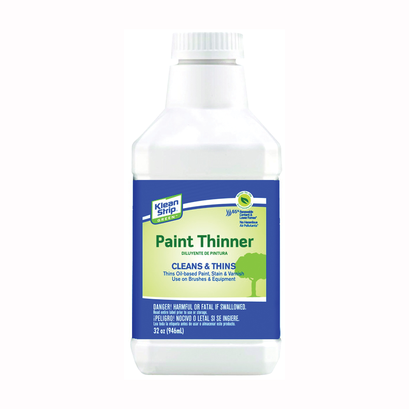 QKKP75CA Paint Thinner, Liquid, Milky White, 1 qt