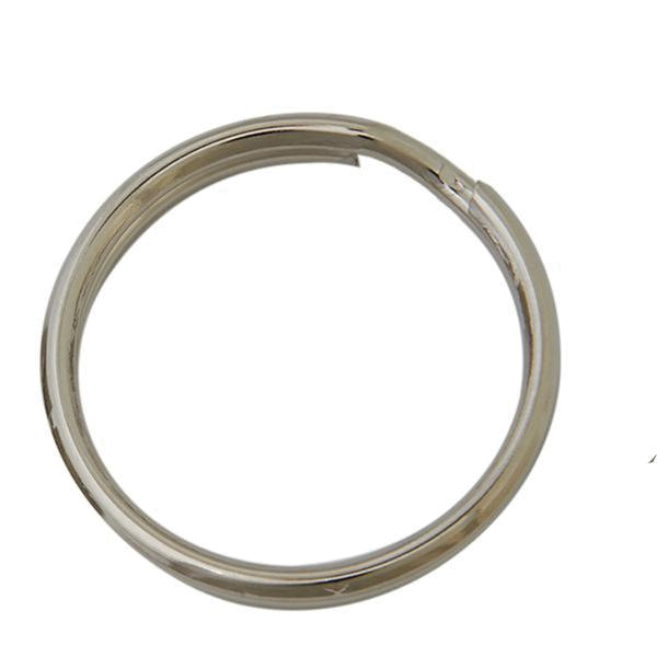 Hy-Ko KB100 Rust-Resistant Split Key Ring, 1000 pc Box, 7/8 in Ring