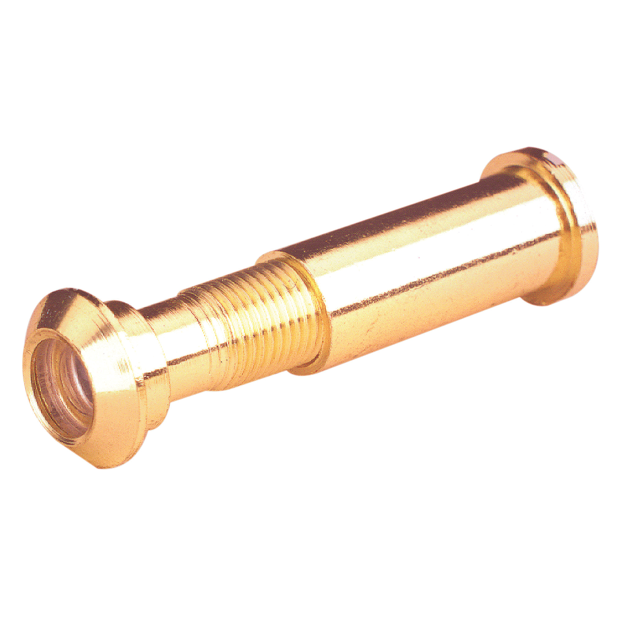 U 9895 Door Viewer, 160 deg Viewing, 1-5/16 to 2-1/8 in Thick Door, Brass/Plastic, Polished Brass