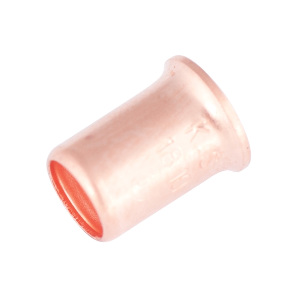 10-310C Copper Crimp Connector, 18 to 10 AWG Wire, Copper Contact