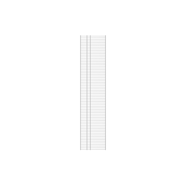 ClosetMaid SuperSlide 4726 Wire Shelf, 50 lb, 1-Level, 16 in L, 48 in W, Steel, White - 1