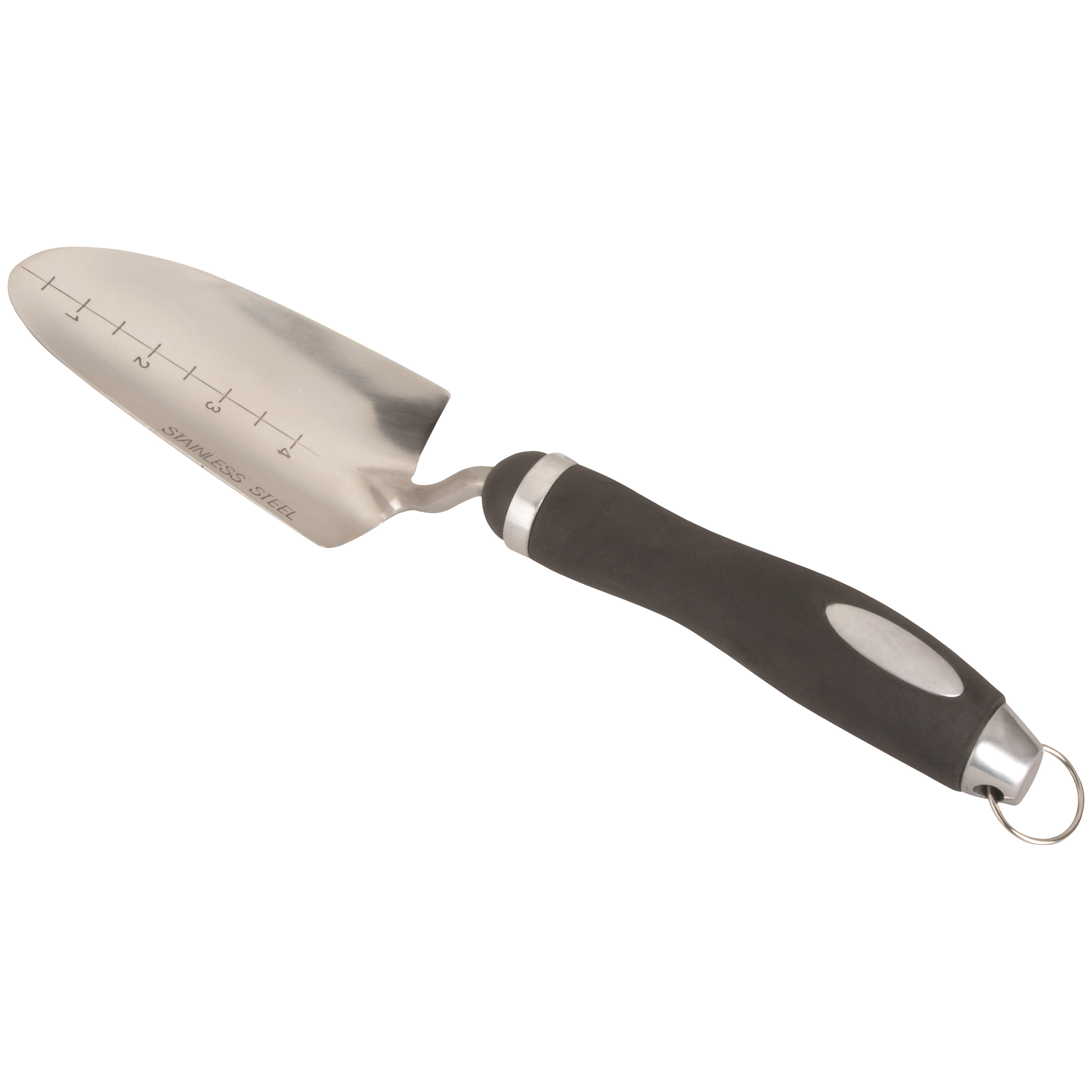GT930BS Garden/Transplanting Trowel, 5-1/4 in L Blade, 2-3/4 in W Blade, Stainless Steel Blade