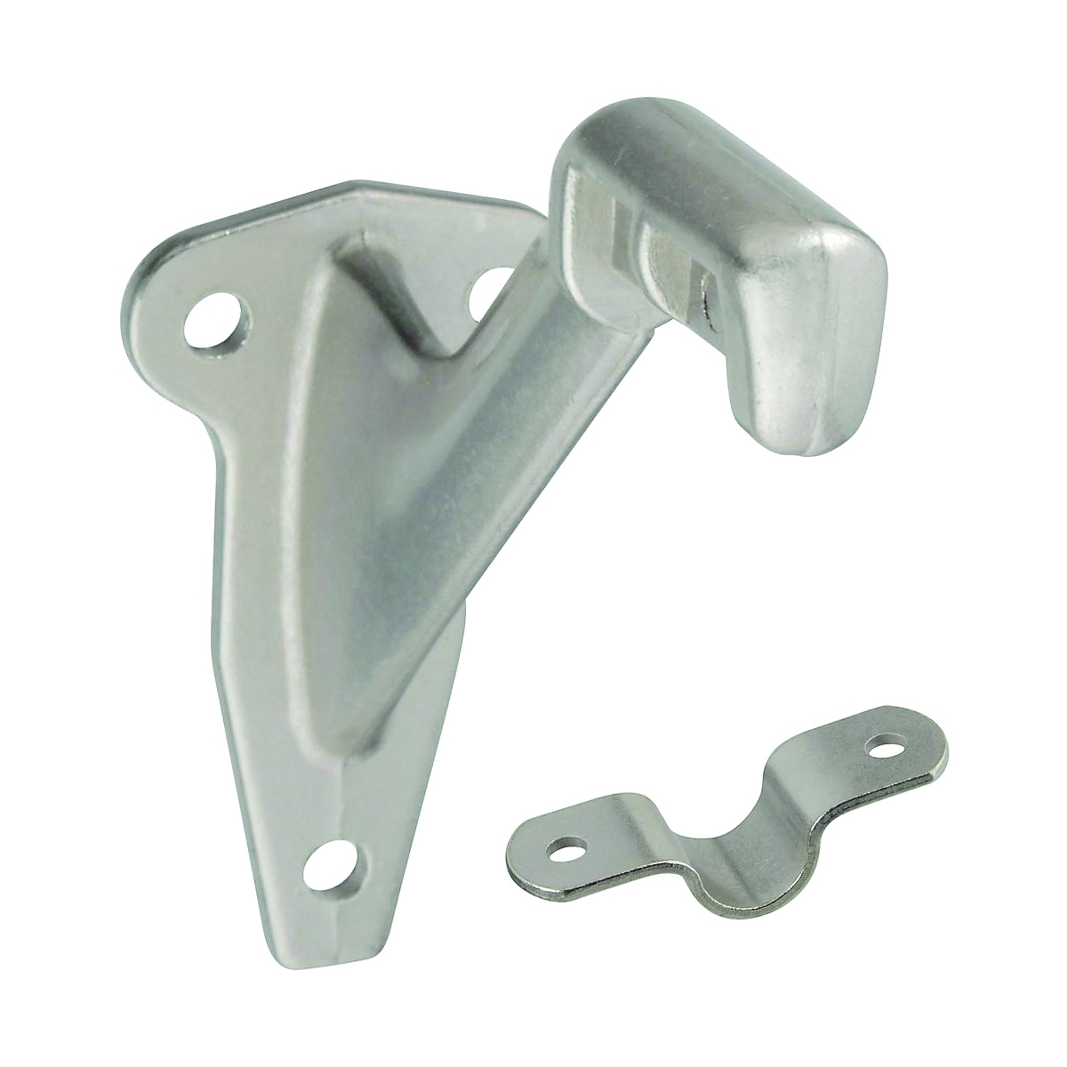 N830-132 Handrail Bracket, Zinc, Satin Nickel