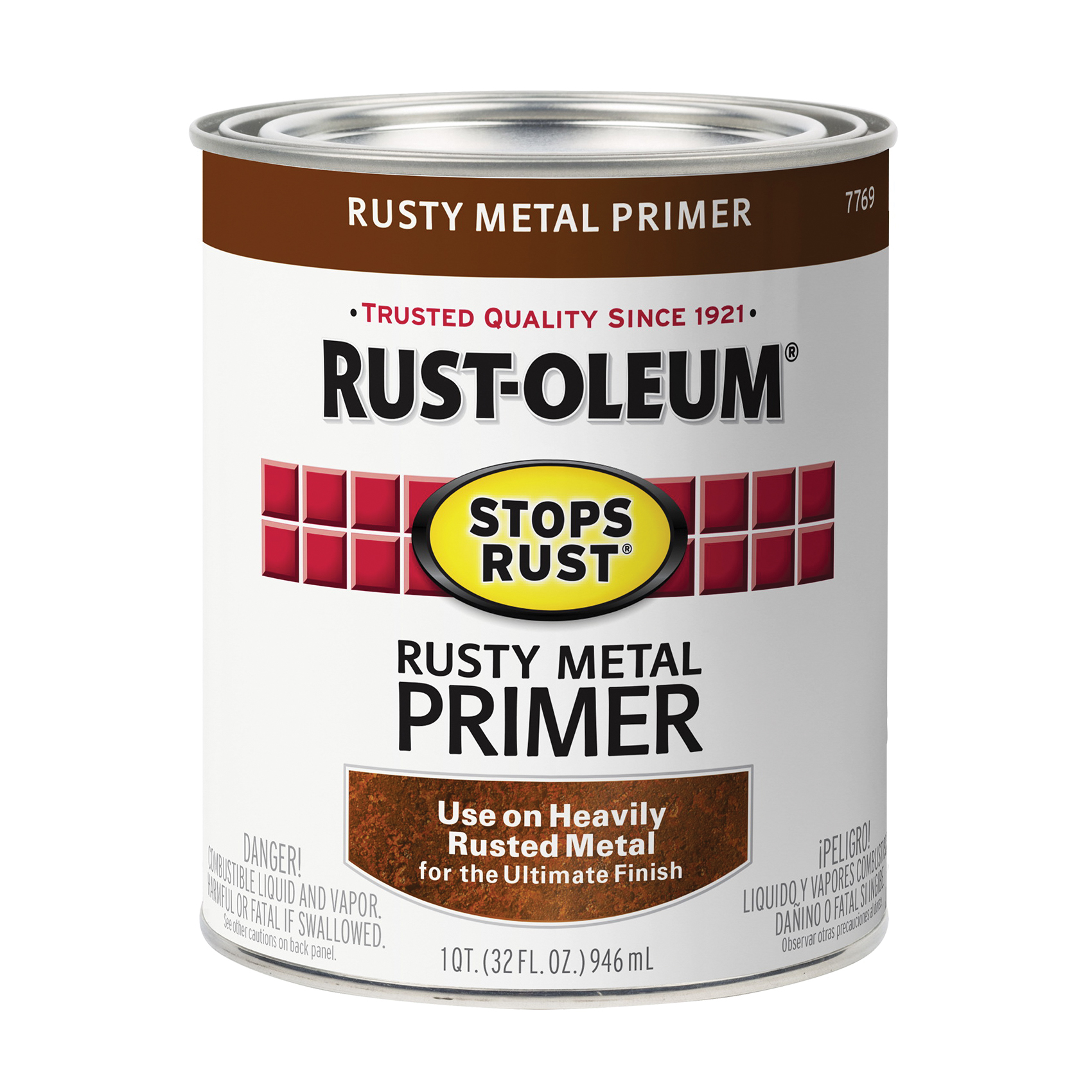 7769502 Primer, Flat, Rusty Metal Primer, 1 qt