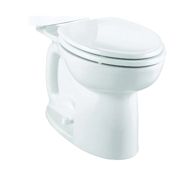 Cadet 3 3717A001.020 Toilet Bowl, Elongated, 12 in Rough-In, Vitreous China, White, Floor Mounting