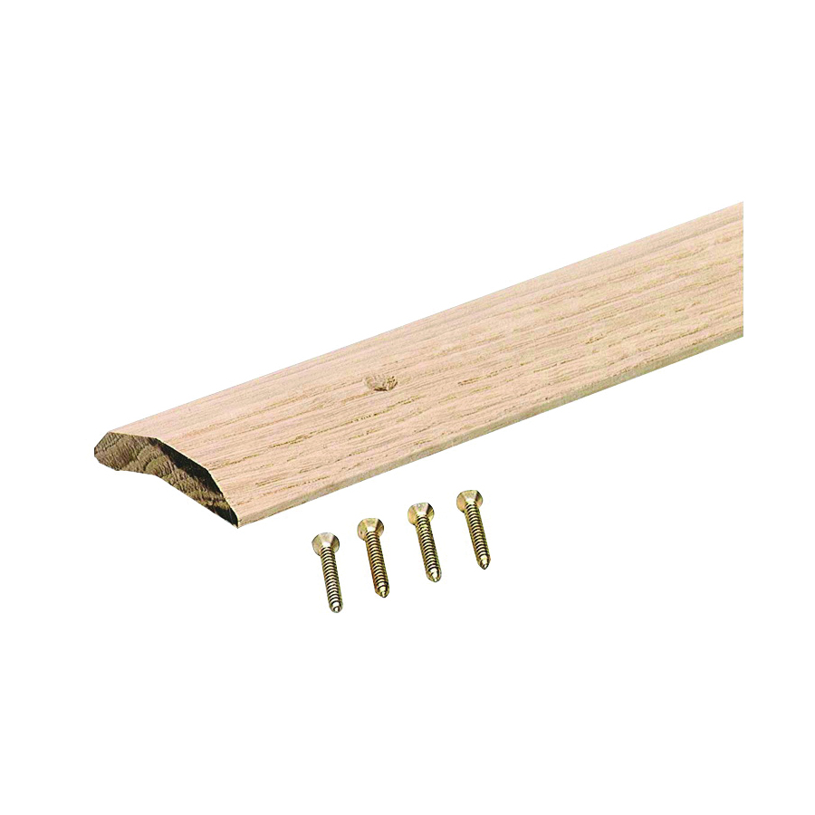 85415 Carpet Trim, 36 in L, 2 in W, Hardwood, Unfinished