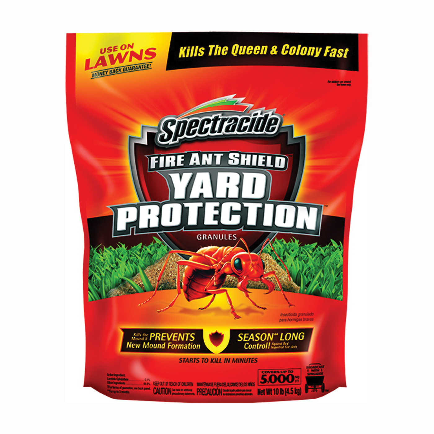 Fire Ant Shield HG-96472 Fire Ant Killer, Solid, 10 lb Bag