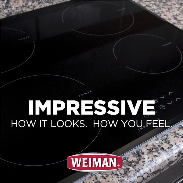 Weiman 70 Cooktop Cleaner, 12 oz, Liquid, Apple, Clear - 3