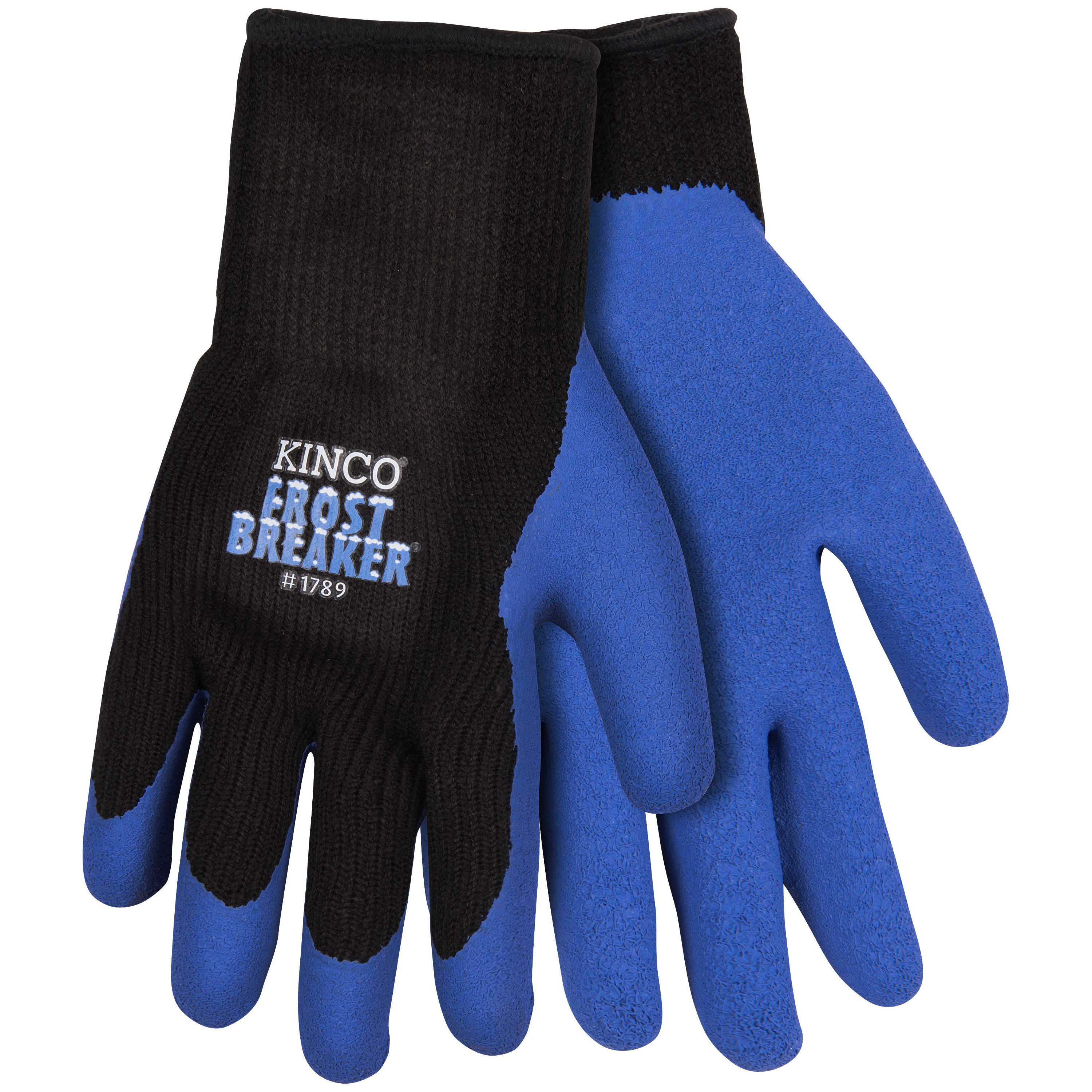 1789-L Thermal Protective Gloves, Men's, L, 11 in L, Regular Thumb, Knit Wrist Cuff, Acrylic/Latex