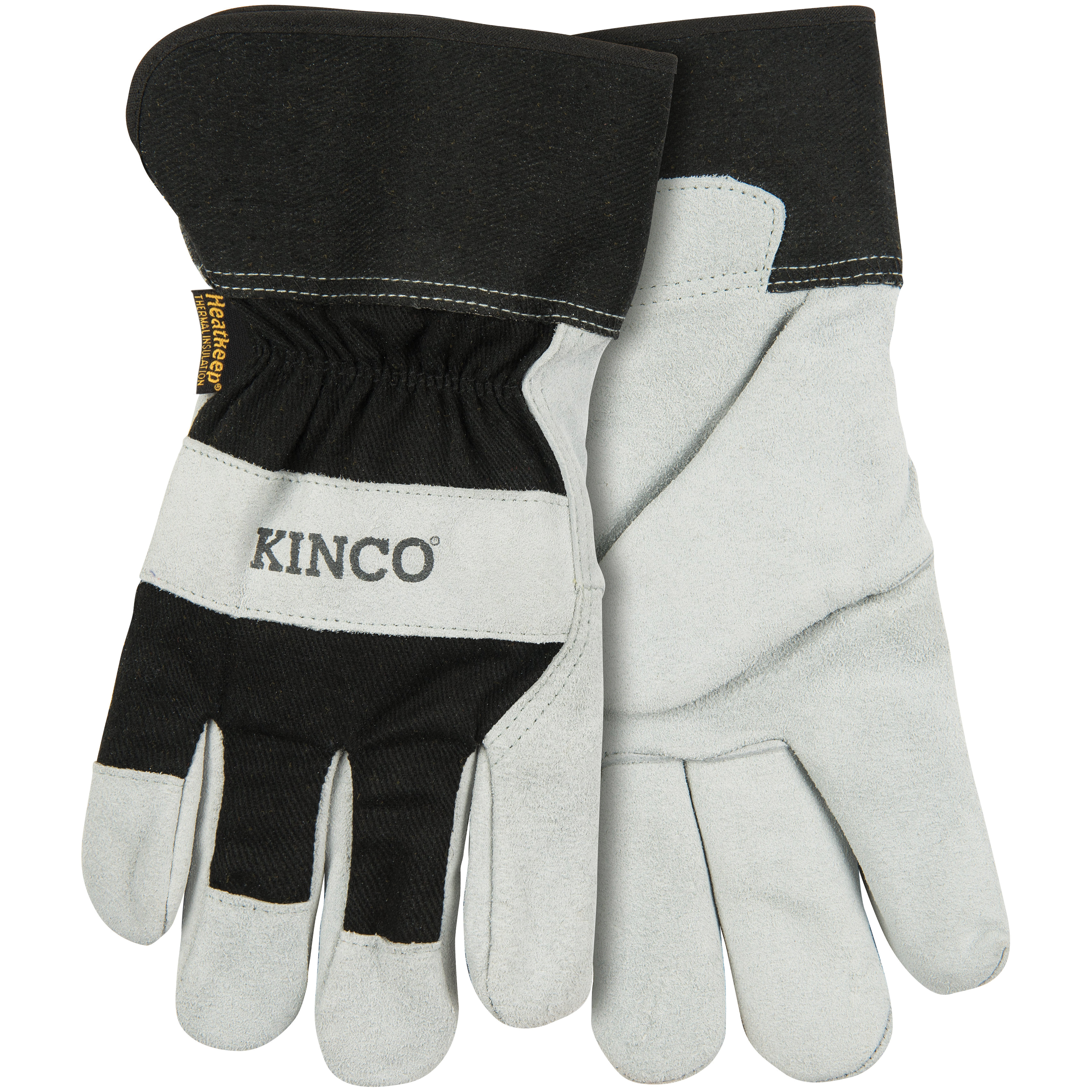 1932-L Protective Gloves, Men's, L, Wing Thumb, Black/Green
