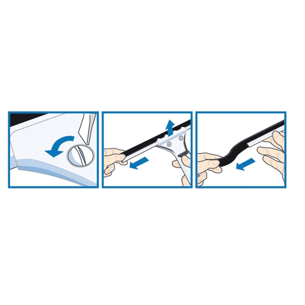 Unger Professional 961020 Squeegee, 16 in Blade, Stainless Steel Blade - 2