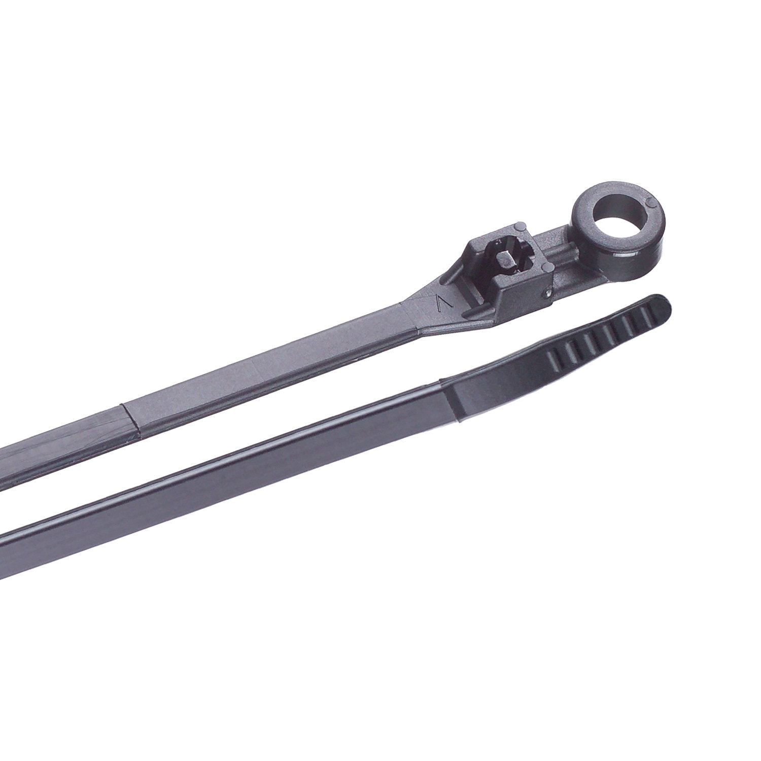 GB 48-308UVB 8 in. Cable Tie, Nylon, Black, 100 pk