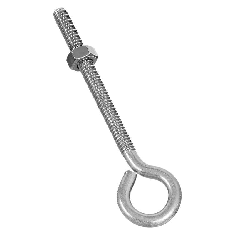 N221-606 Eye Bolt, 1/4-20 Thread, Coarse Thread, 2-3/4 in L Thread, 0.56 in ID Dia Eye