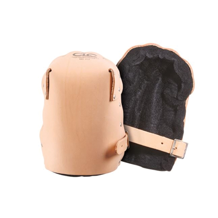 313 Heavy-Duty Knee Pad, Leather Cap, Foam Pad, Buckle
