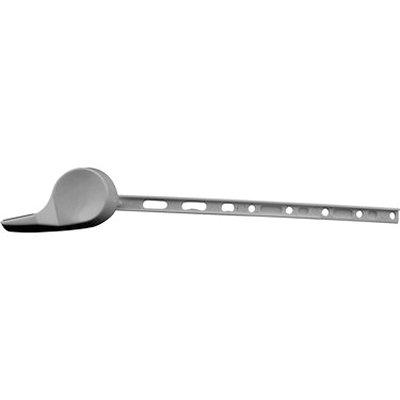 PP835-60 Toilet Flush Lever, Front Mounting, 8 in L Flush Arm, Plastic, White