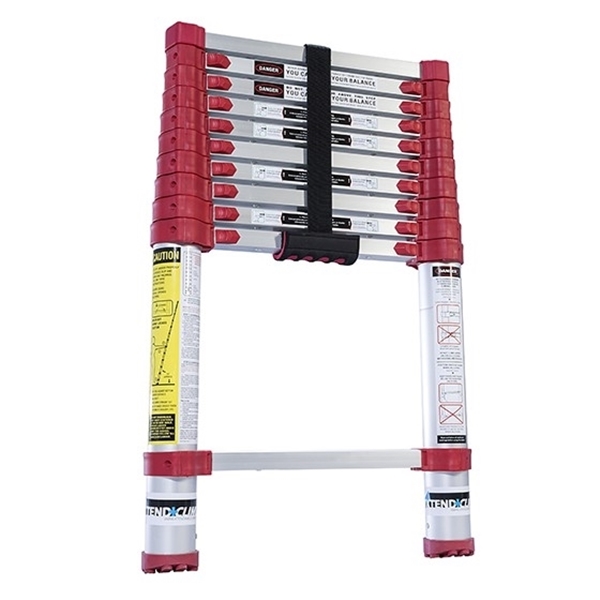 XTEND+CLIMB Home Series 760P Telescoping Ladder, 14-1/2 ft Max Reach H, 11-Step, 250 lb, 1-1/2 in D Step, Aluminum - 2