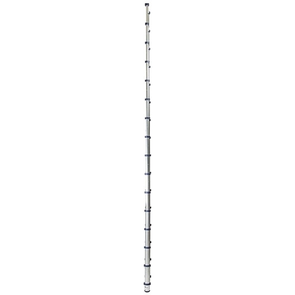 Xtend+Climb 785P Telescoping Ladder, 19-1/2 ft Max Reach H, 16-Step, 250 lb, 1-1/2 in D Step, Aluminum, Anodized - 4