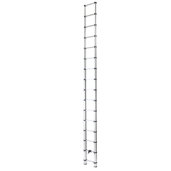 Xtend+Climb 785P Telescoping Ladder, 19-1/2 ft Max Reach H, 16-Step, 250 lb, 1-1/2 in D Step, Aluminum, Anodized - 5