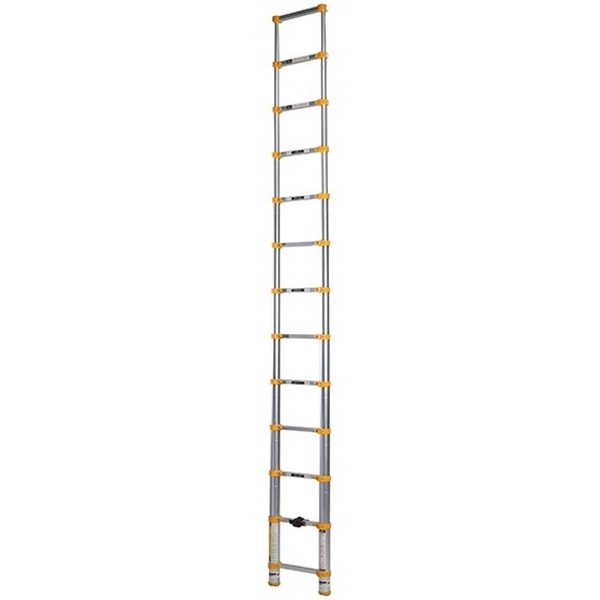 Xtend+Climb Home Series 770P Telescoping Ladder, 16-1/2 ft Max Reach H, 13-Step, 250 lb, 1-1/2 in D Step, Aluminum - 3