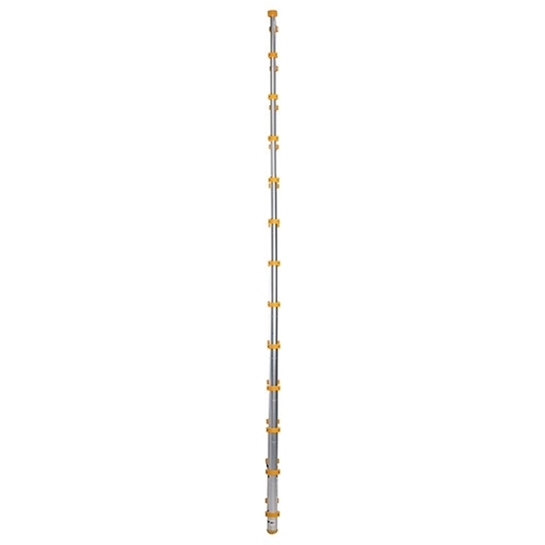 Xtend+Climb Home Series 770P Telescoping Ladder, 16-1/2 ft Max Reach H, 13-Step, 250 lb, 1-1/2 in D Step, Aluminum - 5