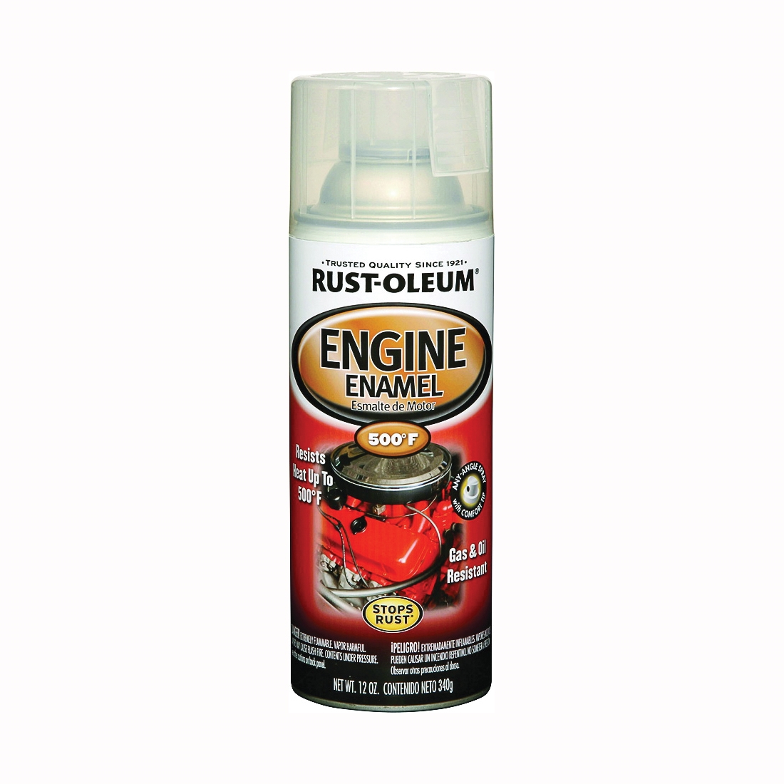 248944 Engine Spray Paint, Clear, 11 oz, Can