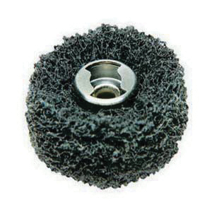 EZ Lock Series 511E Abrasive Buff, 1 in Dia, Aluminum Oxide, Silicon Carbide