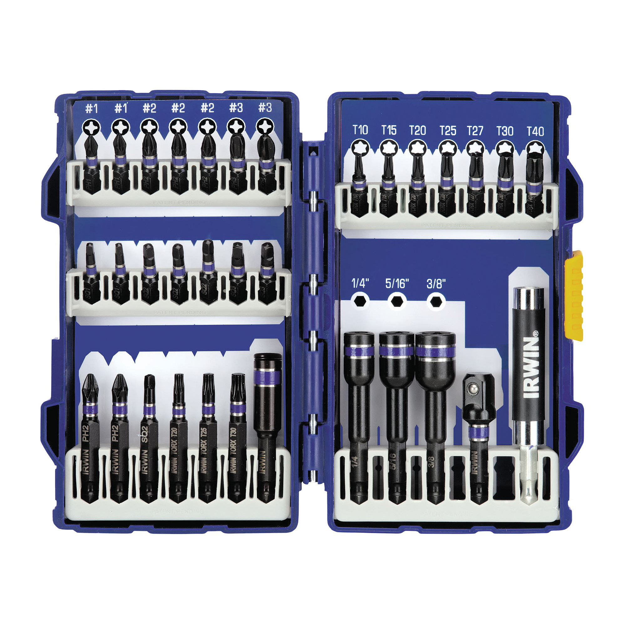 1840315 Fastener Drive Set, 33-Piece, Steel, Black, Black Oxide
