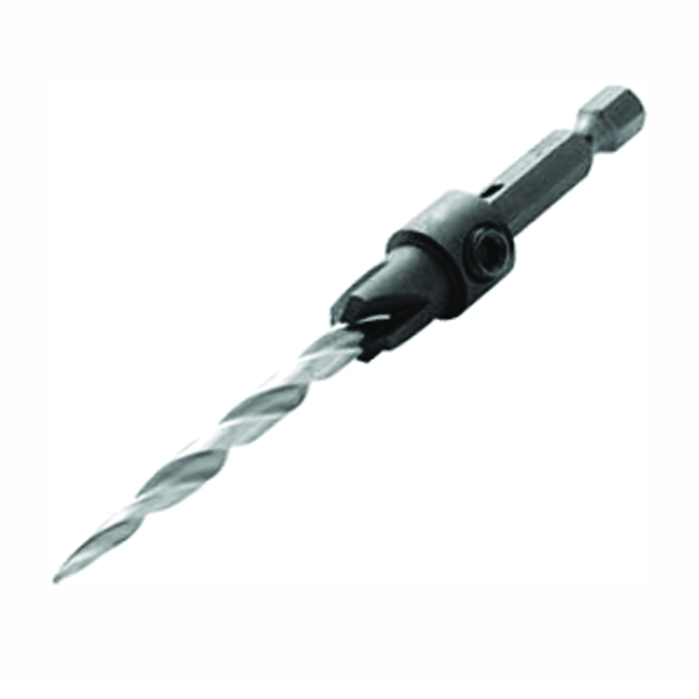 1882781 Drill Bit, 9/64 in Dia, 3-5/8 in OAL, Countersink, 4-Flute, 1/4 in Dia Shank