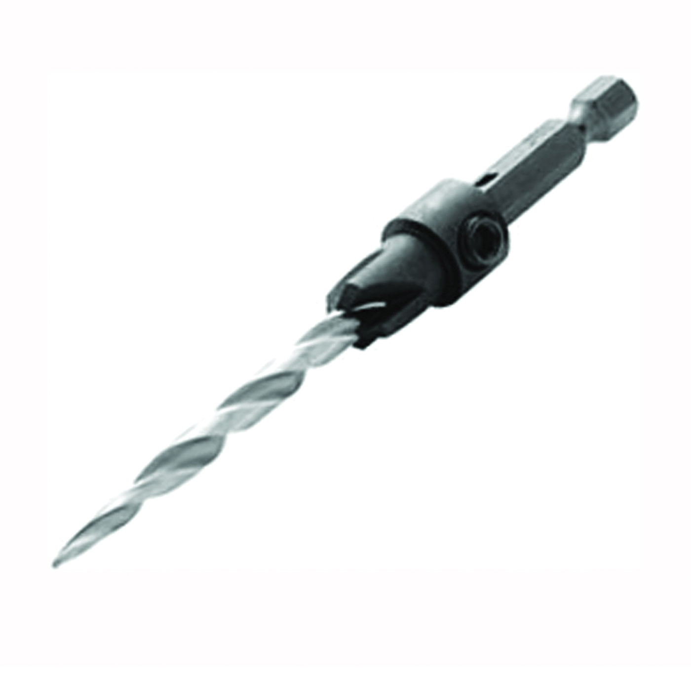 1882782 Drill Bit, 11/64 in Dia, 4 in OAL, Countersink, 4-Flute, 1/4 in Dia Shank