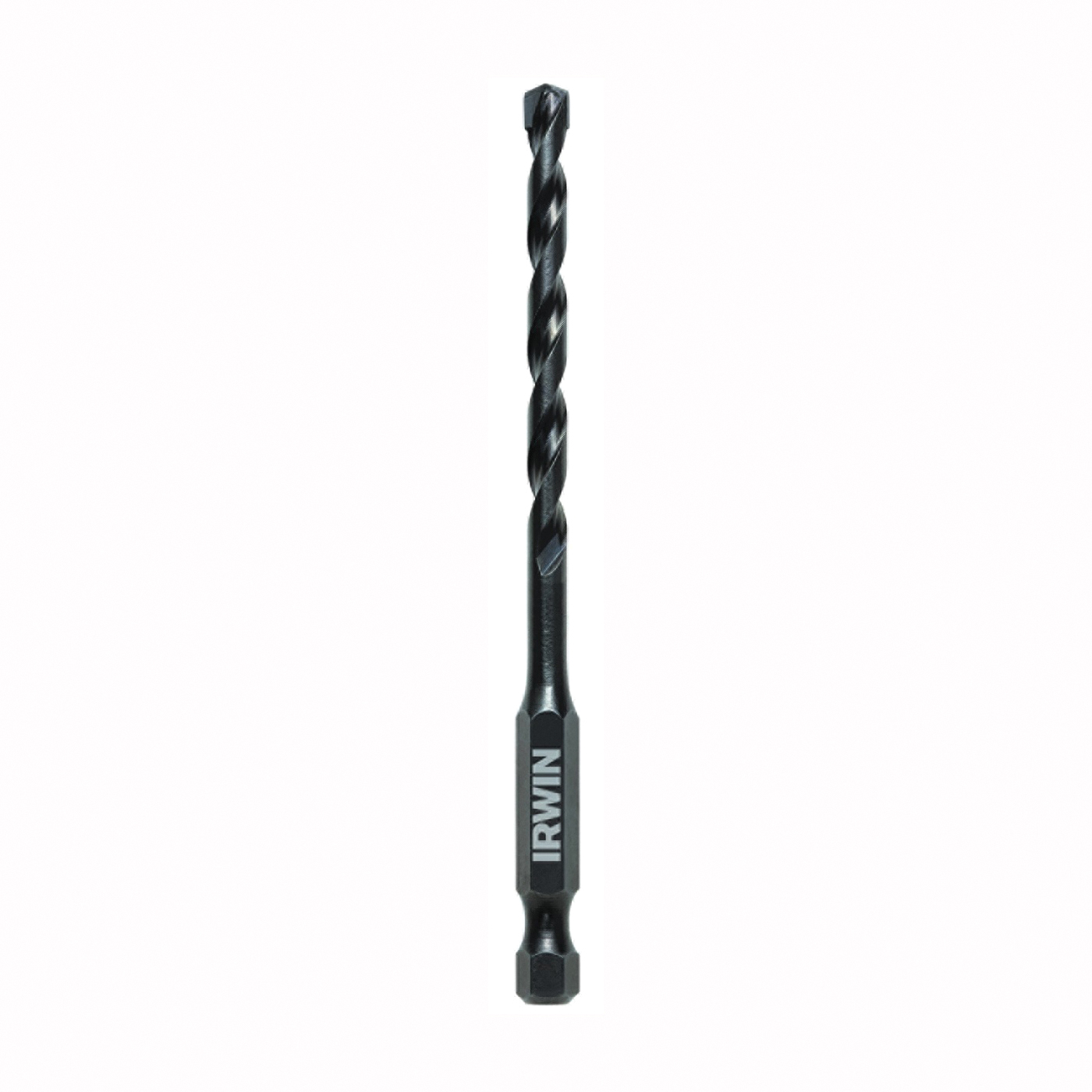1870543 Impact Drill Bit, 3/16 in Dia, 4 in OAL, 1-Flute, 1/4 in Dia Shank, Hex Shank