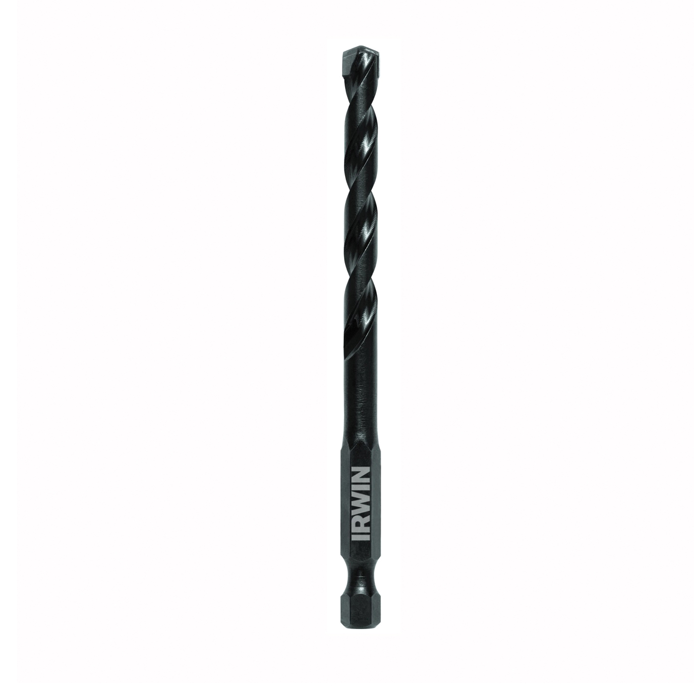 1870544 Impact Drill Bit, 1/4 in Dia, 4 in OAL, 1-Flute, 1/4 in Dia Shank, Hex Shank