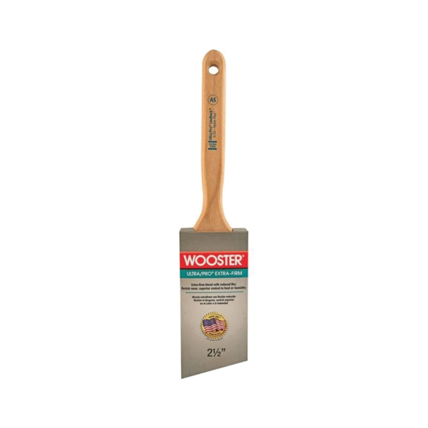 Ultra/Pro 4153-2 1/2 Paint Brush, 2-1/2 in W, Extra-Firm Brush, 2-15/16 in L Bristle, Nylon Bristle, Sash Handle