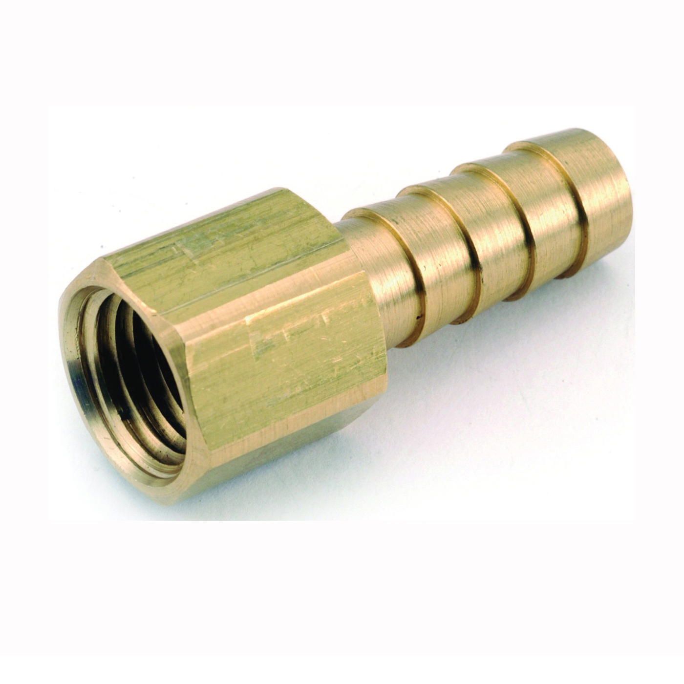 129F Series 757002-0804 Hose Adapter, 1/2 x 1/4 in, Barb x FPT, Brass